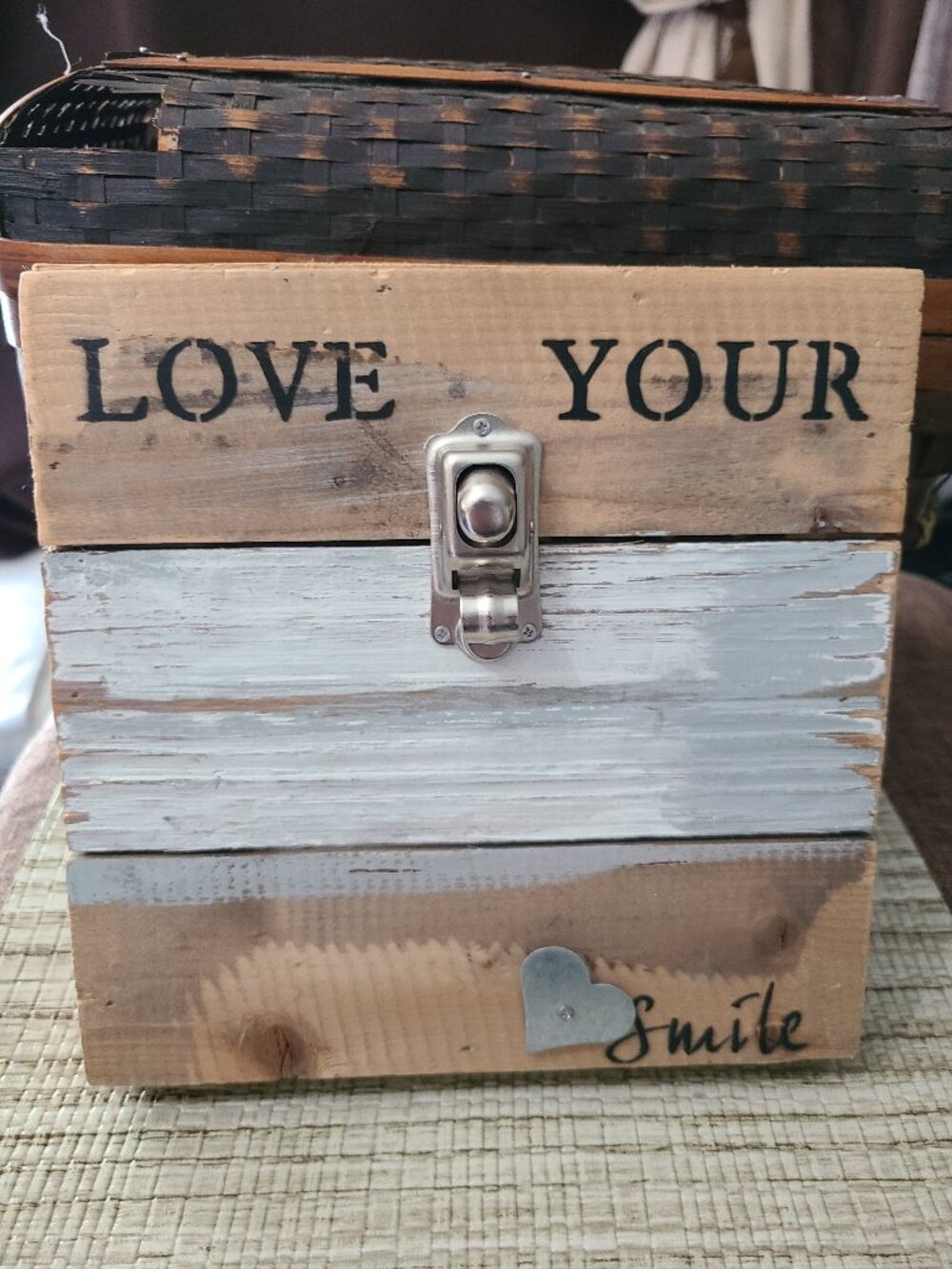 Love Your Smile Wooden Photo/Note Holder by Sweet Bird & Co.